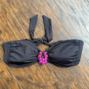 🖤🩷Trina Turk Bandeau Bikini Top 🩷🖤